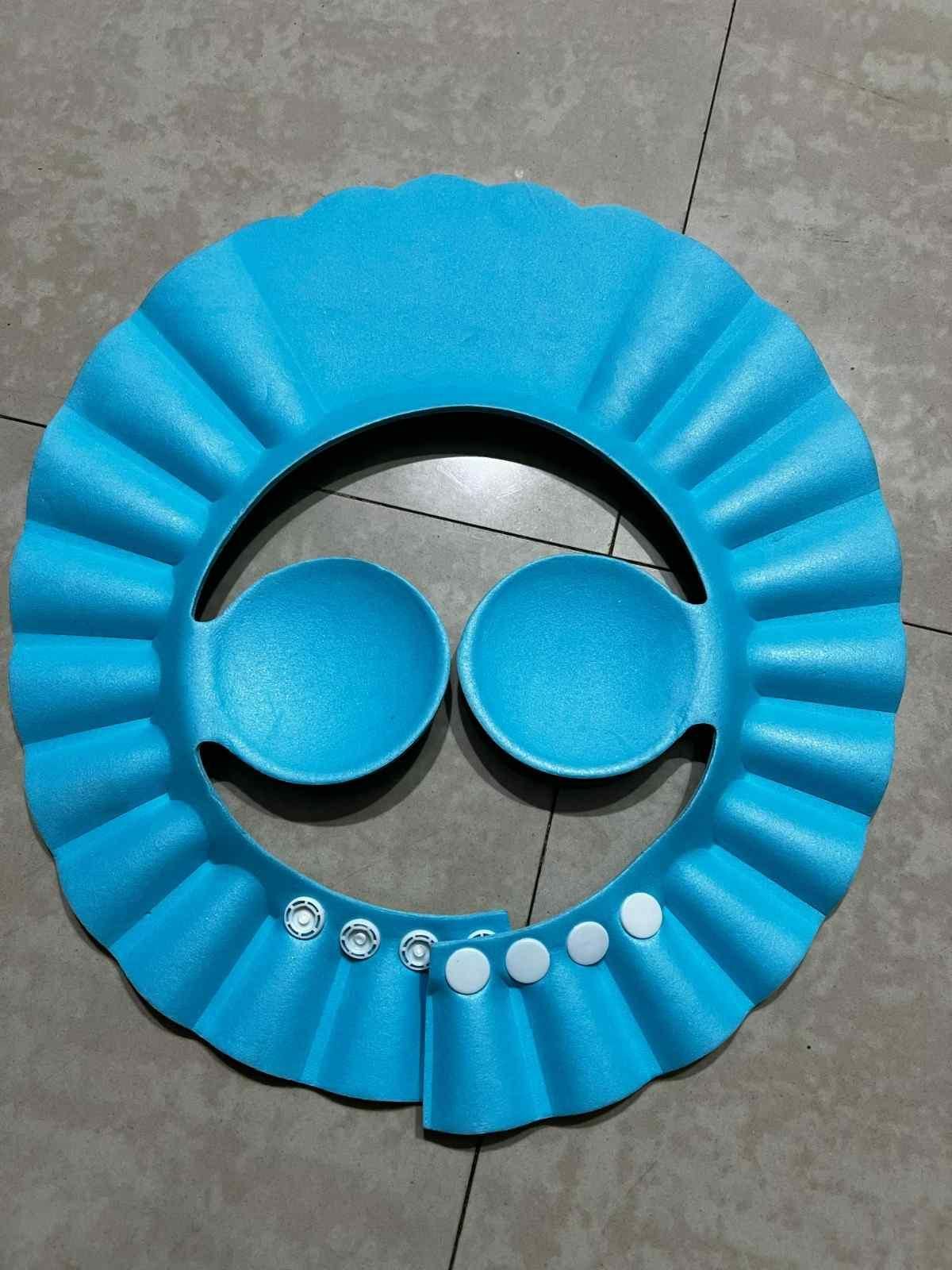 Baby Adjustable Safe Bathing Shower Cap (Pack of 2)
