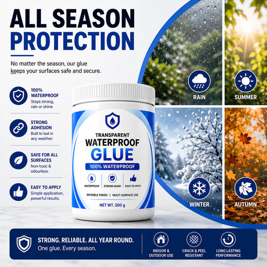 Transparent Waterproof Glue with Free Brush – Buy 1 Get 1 FREE