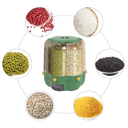 Rotating Airtight Dry Food Dispenser