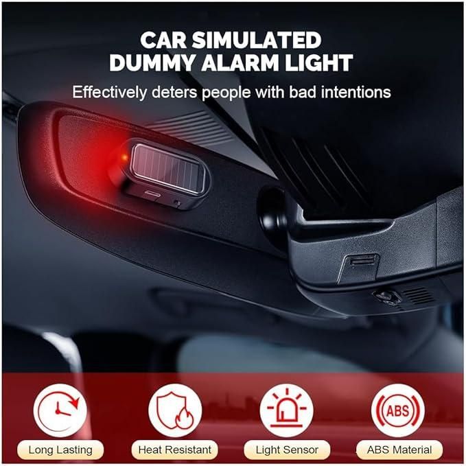 Solar Power Simulated Dummy Alarm Security Light