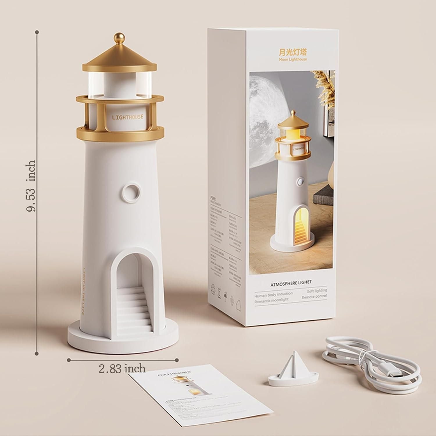 Moon Projection Lighthouse