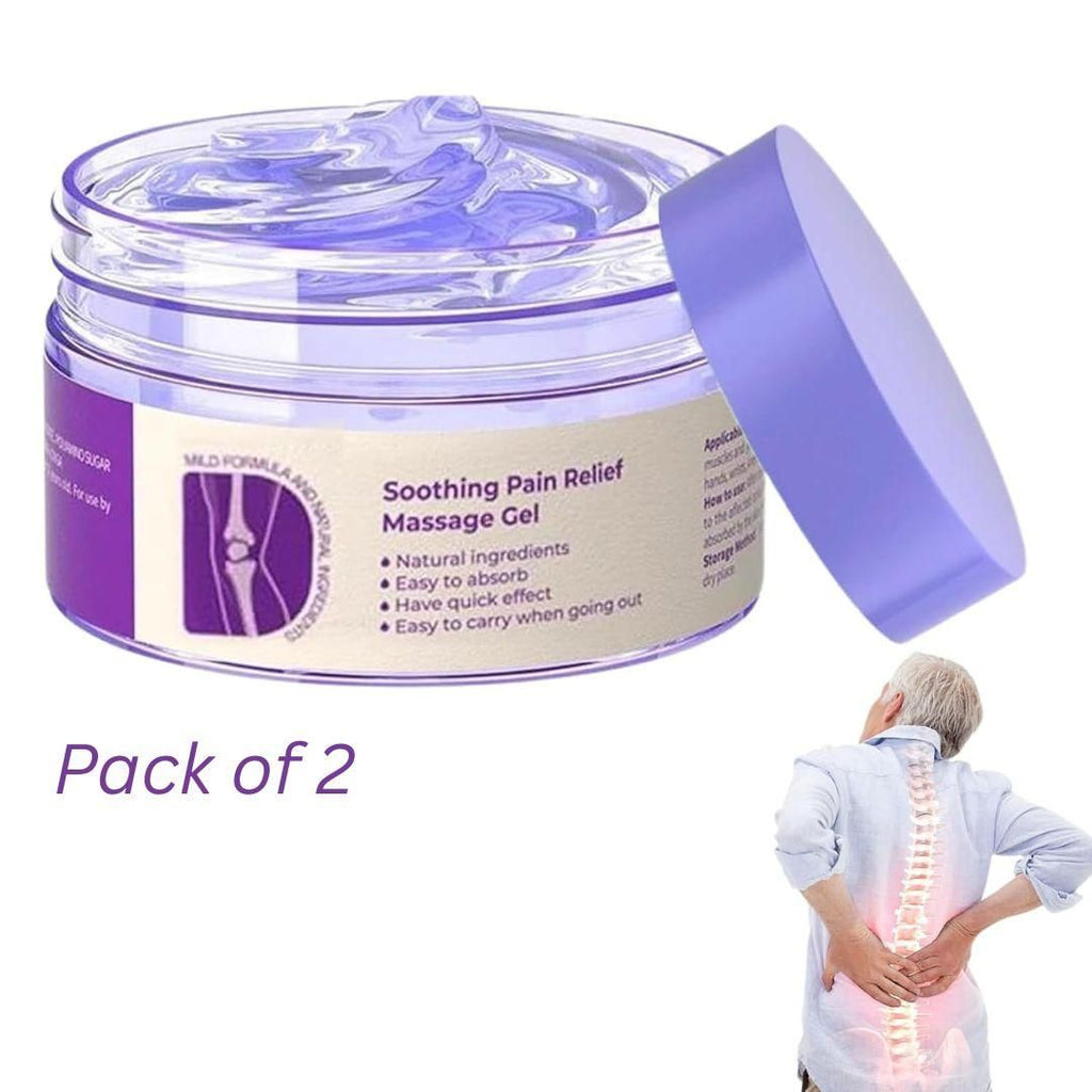 Smoothing Pain Relief Massage Gel (Pack of 2)
